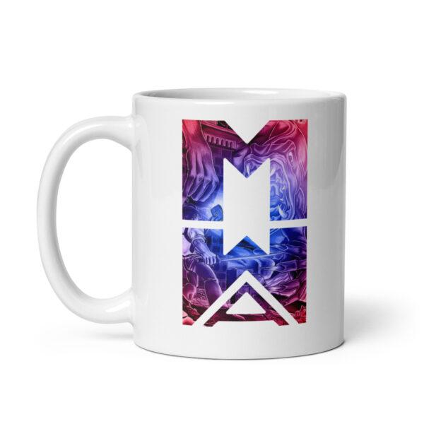 Many Worlds Art Logo with Image - Mug - Image 2