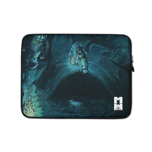 Many Worlds Art - Into the deep - Laptop sleeve