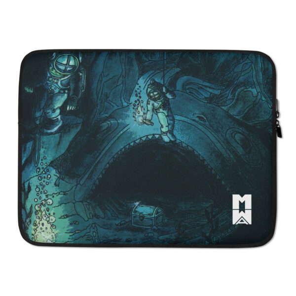 Many Worlds Art - Into the deep - Laptop sleeve