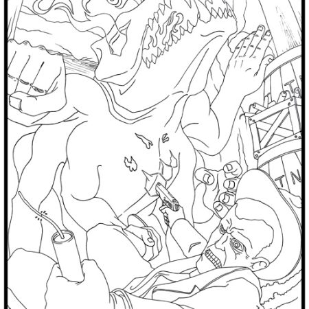 A foul beast is getting the better of his prey but there is a surprise in store for it!